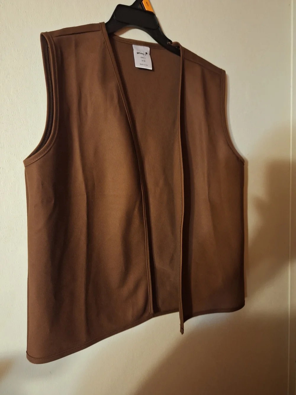 Girlscout BROWNIE vest size L